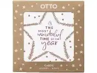 Officeworks Otto Christmas Cards 10 Pack Floral offer