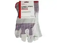 Officeworks Trafalgar Candy Stripe Gloves Large offer