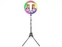 Officeworks Vivitar 12" RGB LED Professional Ring Light offer
