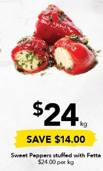 Drakes Sweet Peppers Stuffed with Fetta offer