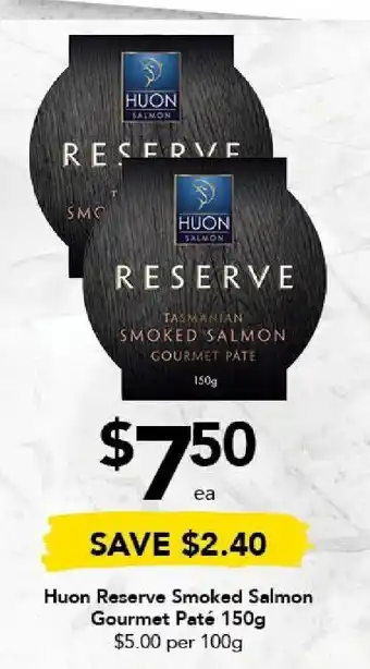 Drakes Houn Reserve Smoked Salmon Gourmet Paté 150g offer