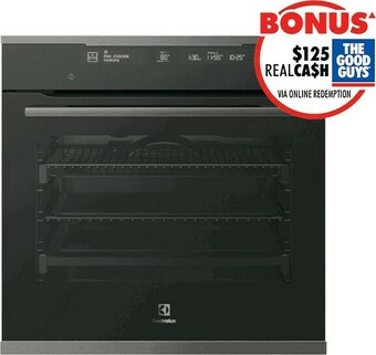 The Good Guys Electrolux 60cm Pyrolytic Steam Oven offer