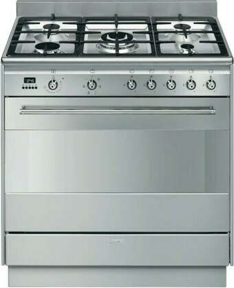 The Good Guys Smeg 90cm Freestanding Cooker - Stainless Steel offer