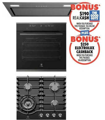 The Good Guys Electrolux Cooking Package offer