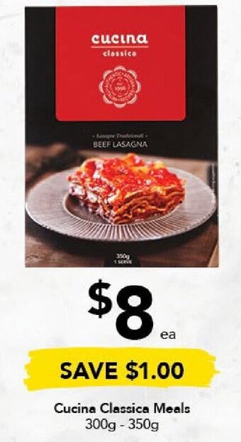 Cucina Classica Meals 300g-350g