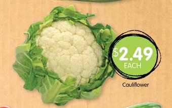 Spudshed Cauliflower offer