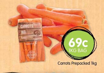 Spudshed Carrots Prepacked 1kg offer