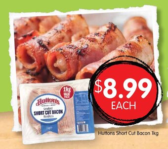 Spudshed Huttons Short Cut bacon 1kg offer