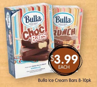 Spudshed Bulla Ice Cream Bars 8-10pk offer