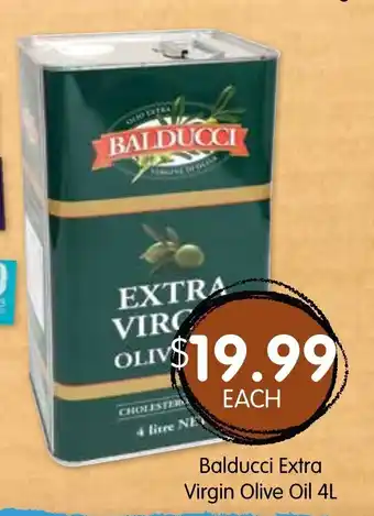 Spudshed Balducci Extra Virgin Olive Oil 4L offer