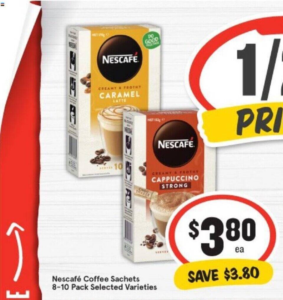 Nescafé Coffee Sachets offer at IGA