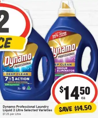 IGA Dynamo Professional Laundry Liquid offer