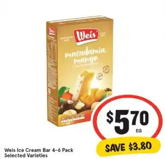 IGA Weis Ice Cream Bar offer