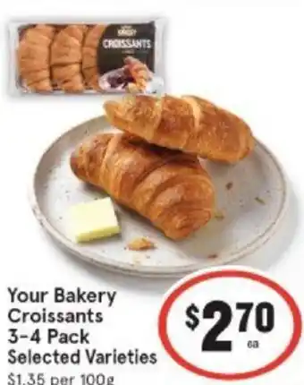 IGA Your Bakery Croissants offer
