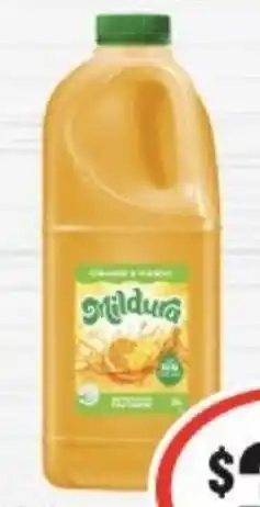 IGA Mildura Fruit Drink offer