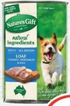 IGA Nature's Gift Wet Dog Food offer