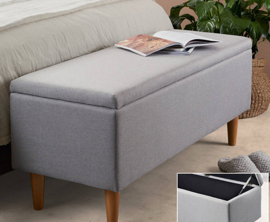 Storage Ottoman offer at ALDI