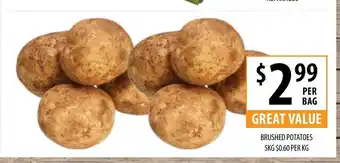 Supabarn Brushed Potatoes 5kg offer
