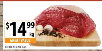 Supabarn Beef Bolar Blade Roast per kg offer