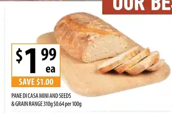 Pane di Casa Mini and Seeds & Grain Range 310g