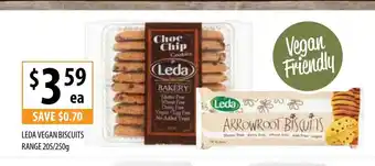 Supabarn Leda Vegan Biscuits Range 205/250g offer