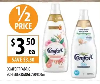 Comfort Fabric Softener Range 750/800ml
