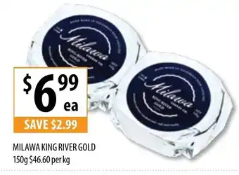 Milawa King River Gold 150g