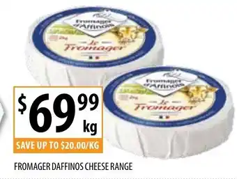 Supabarn Fromager Daffinos Cheese Range per kg offer