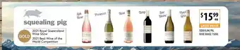 Supabarn Squealing Pig Wine Range 750mL offer