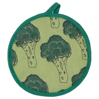 IKEA Torvfly pot holder, patterned/light green offer