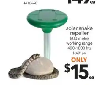 Cheap as Chips Solar Snake Repeller 800 Meter offer