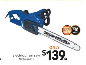 Cheap as Chips Electric Chain Saw 1800W - HY122 offer