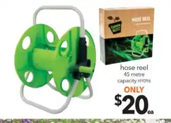 Cheap as Chips Hose Reel 45 Meter Capacity - HY096 offer
