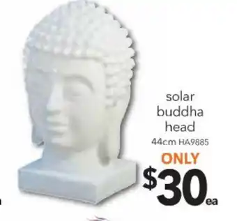 Cheap as Chips Solar Buddha Head 44cm - HA9885 offer