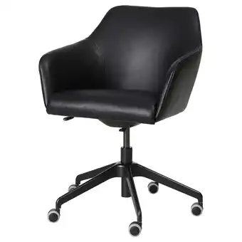 IKEA Tossberg / långfjäll conference chair, grann black/black offer