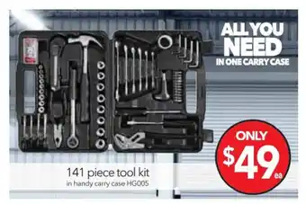 Cheap as Chips 141 Piece Tool Kit offer