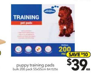 Cheap as Chips Puppy Training Pads offer