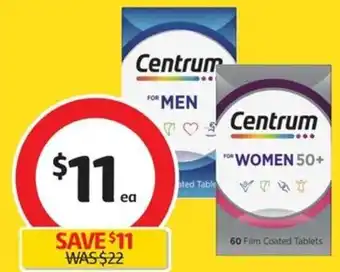Coles Centrum Multivitamins offer