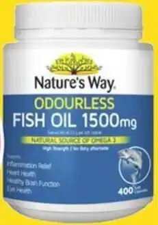 Coles Nature's Way Odourless Fish Oil offer