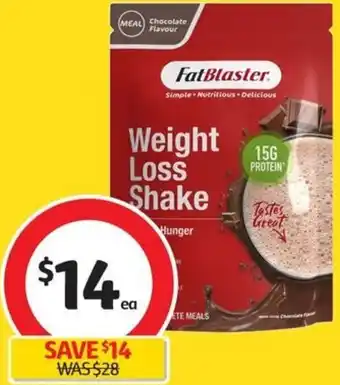 Naturopathica Fat Blaster Weight Loss Shake 465g