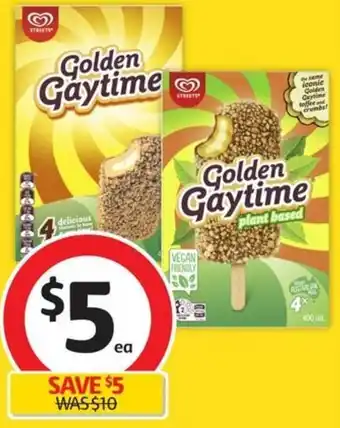 Coles Streets Golden Gaytime offer