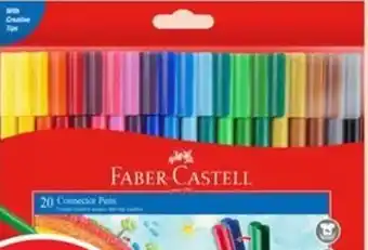 Coles Faber Castell Connector Pens 20 Pack offer
