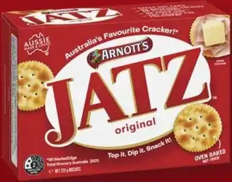 Coles Arnott's Jatz Crackers 225g offer