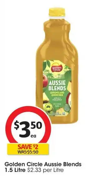 Coles Golden Circle Aussie Blends 1.5 Litre offer