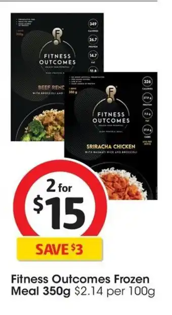 Fitness Outcomes Frozen Meal 350g
