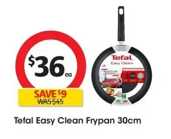 Coles Tefal Easy Clean Frypan 30cm offer