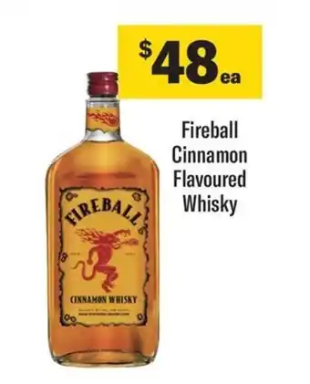Coles Fireball Cinnamon Flavoured Whisky offer