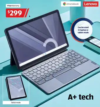 A Lenovo Duet 2-in-1 Chromebook