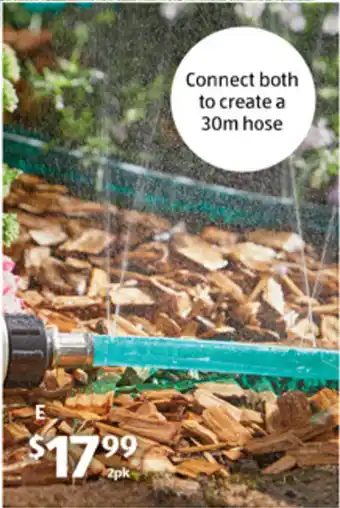 ALDI Soaker Hose 2 x 15m offer