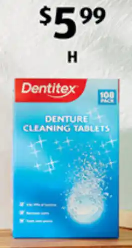 Denture Cleaning Tablets – Regular 108pk or Whitening 96pk